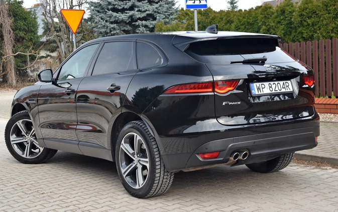 Jaguar F-Pace cena 110999 przebieg: 151000, rok produkcji 2016 z Płock małe 742